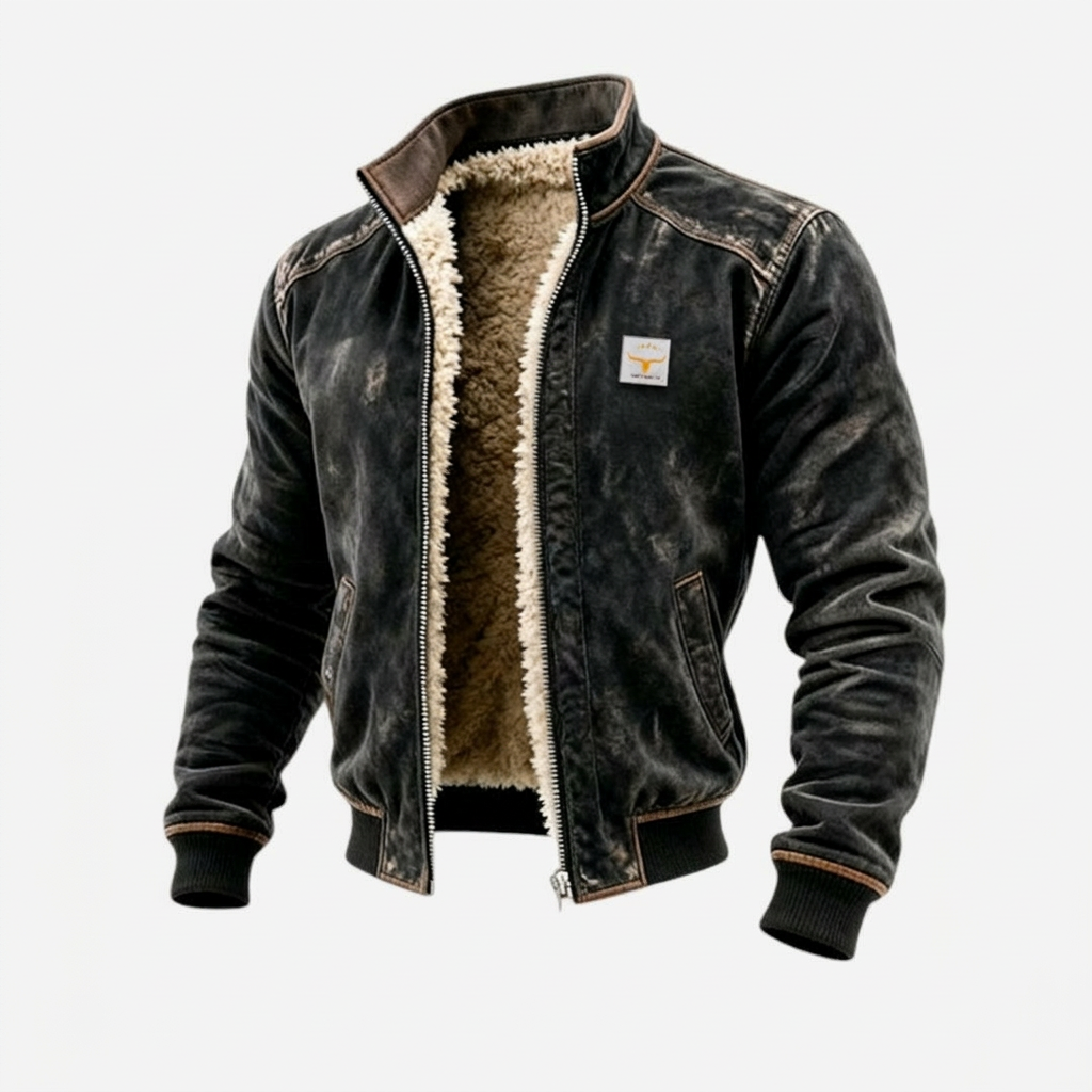 Ricardo™ | Chaqueta con aspecto de cuero y diseño distintivo