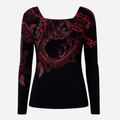 Top Midnight Rouge - Elegancia Sofisticada