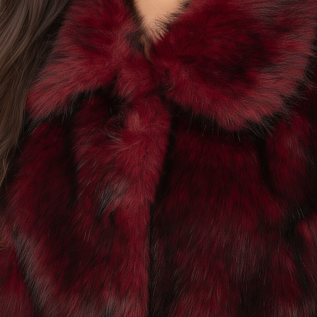 Krio| Chaqueta Piel Sintética Rojo