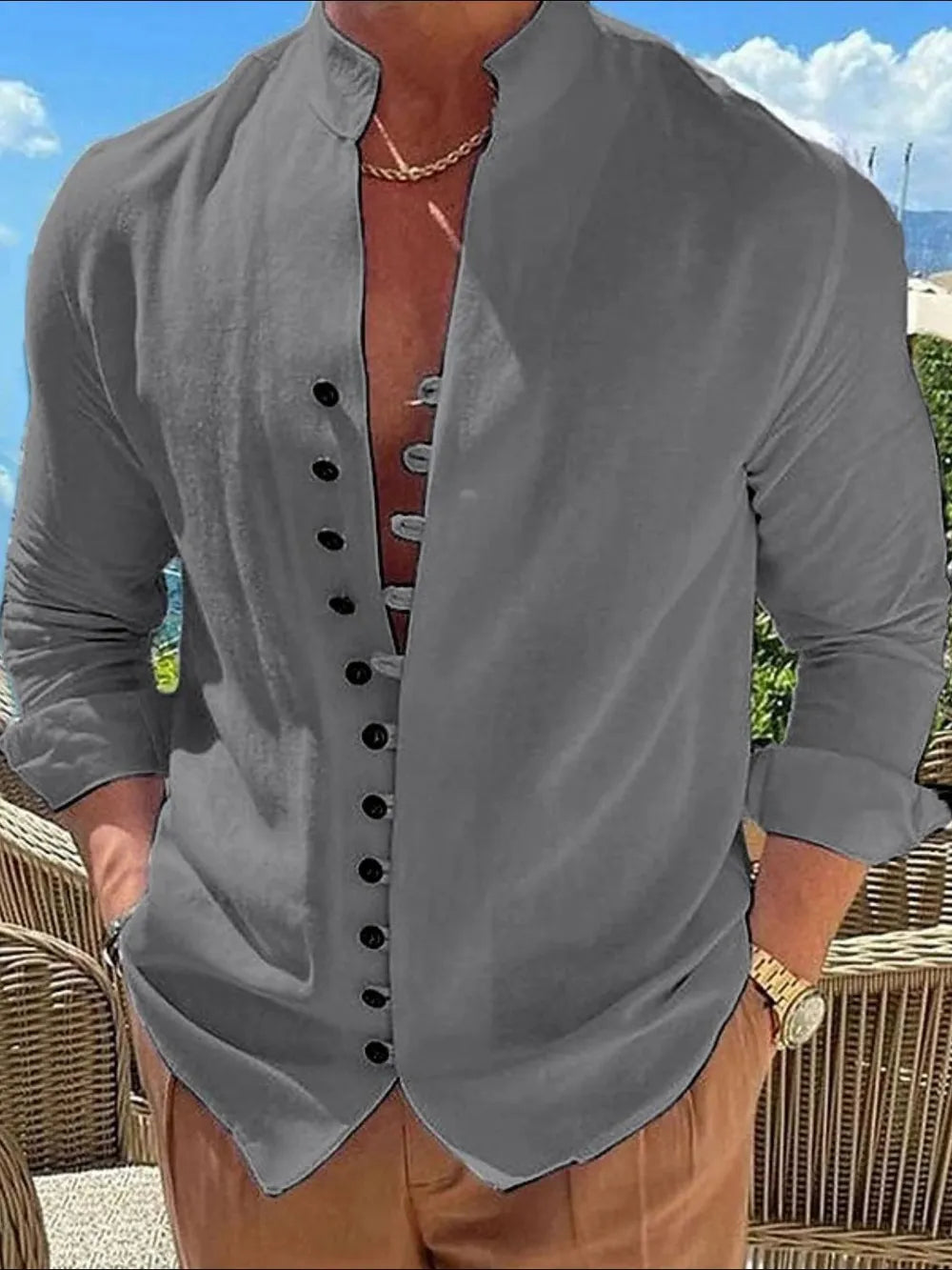 Wisp| Camisa Algodón Casual