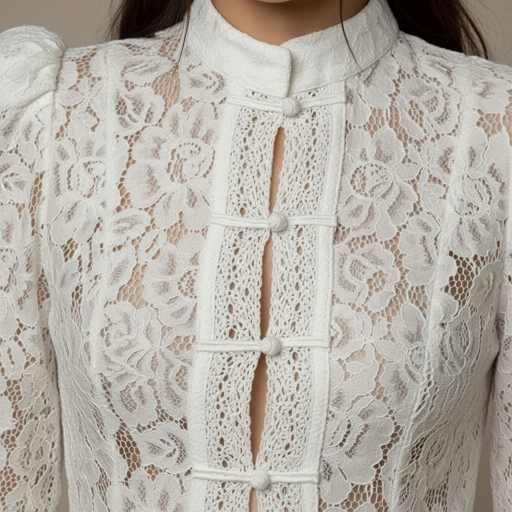 Cassia| Camiseta Encaje Delicado