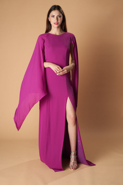 Aelis| Vestido largo satinado