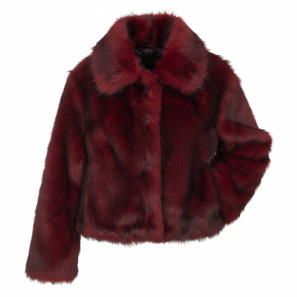 Krio| Chaqueta Piel Sintética Rojo