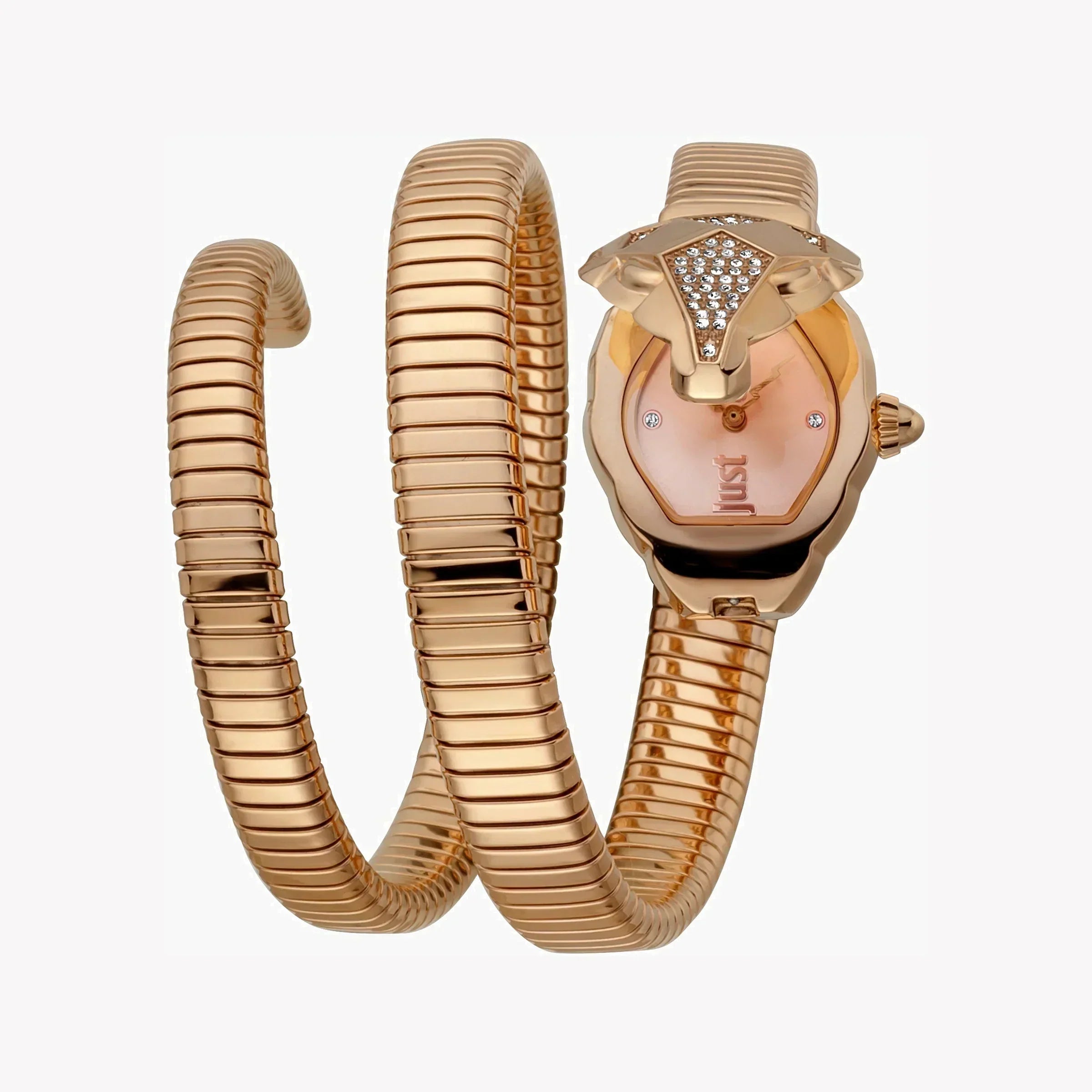 Reloj de Mujer Just Cavalli Oro Rosa Asimétrico