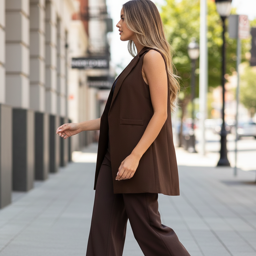 Linnea| Chaleco sastre moderno