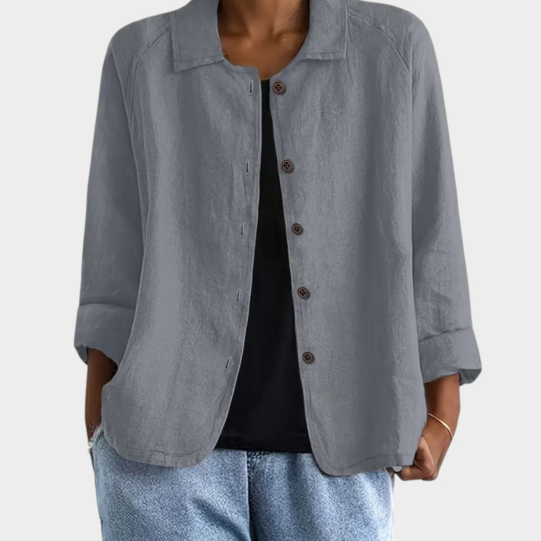Romilly| Blusa Lino Casual