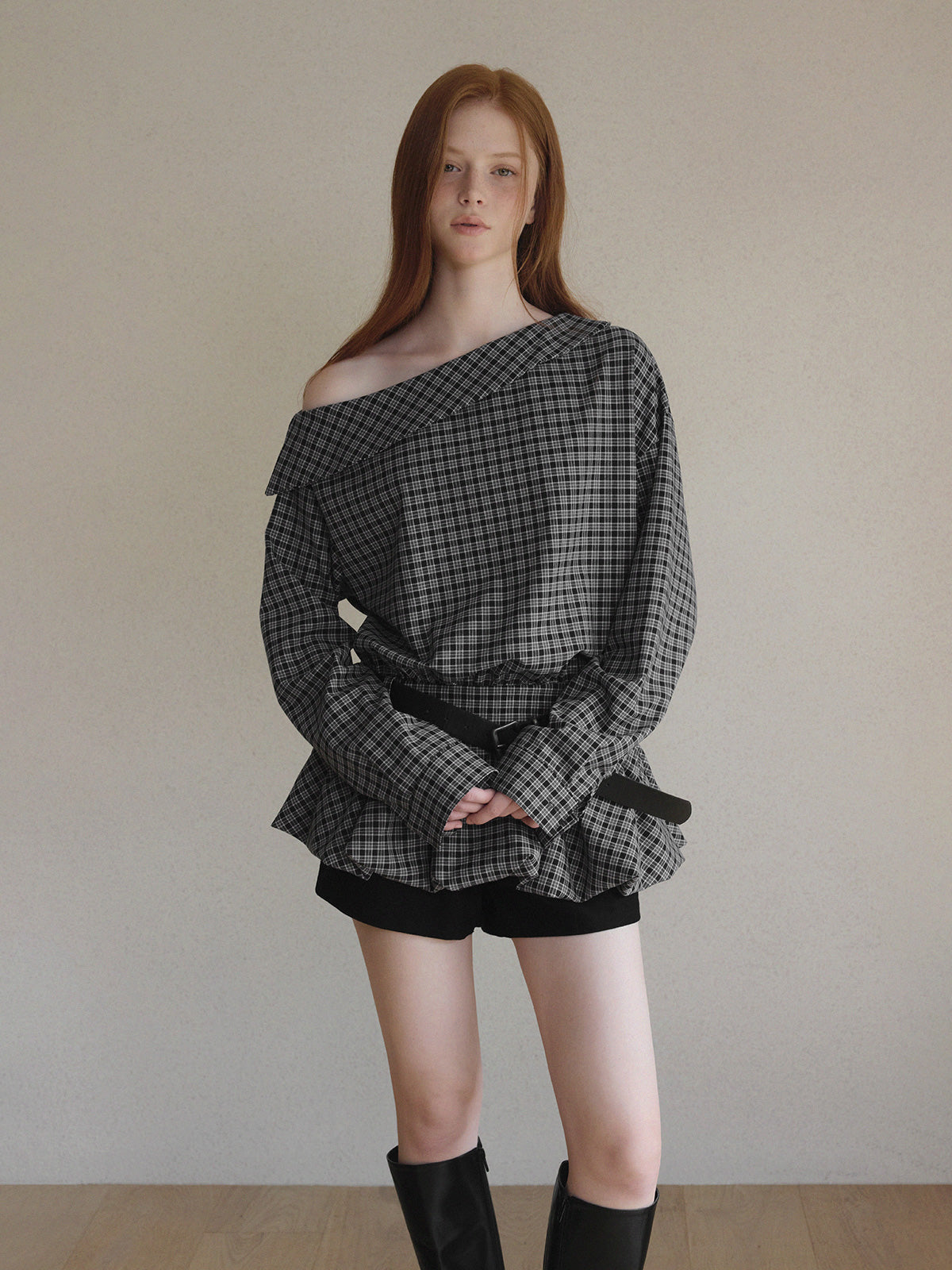 Xara| Blusa Asimetrica Cuadros