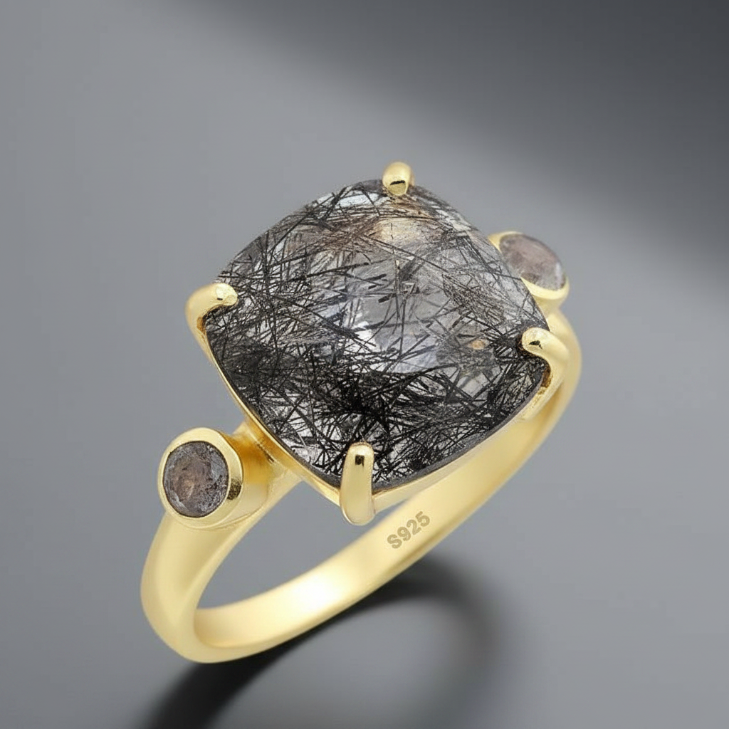 Elowyn| Anillo Cuarzo Decorativo