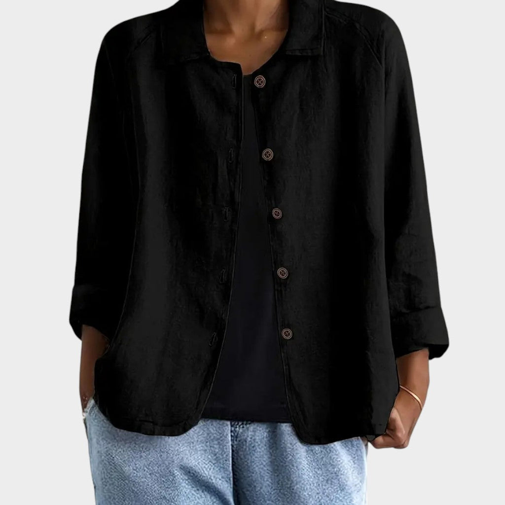 Romilly| Blusa Lino Casual