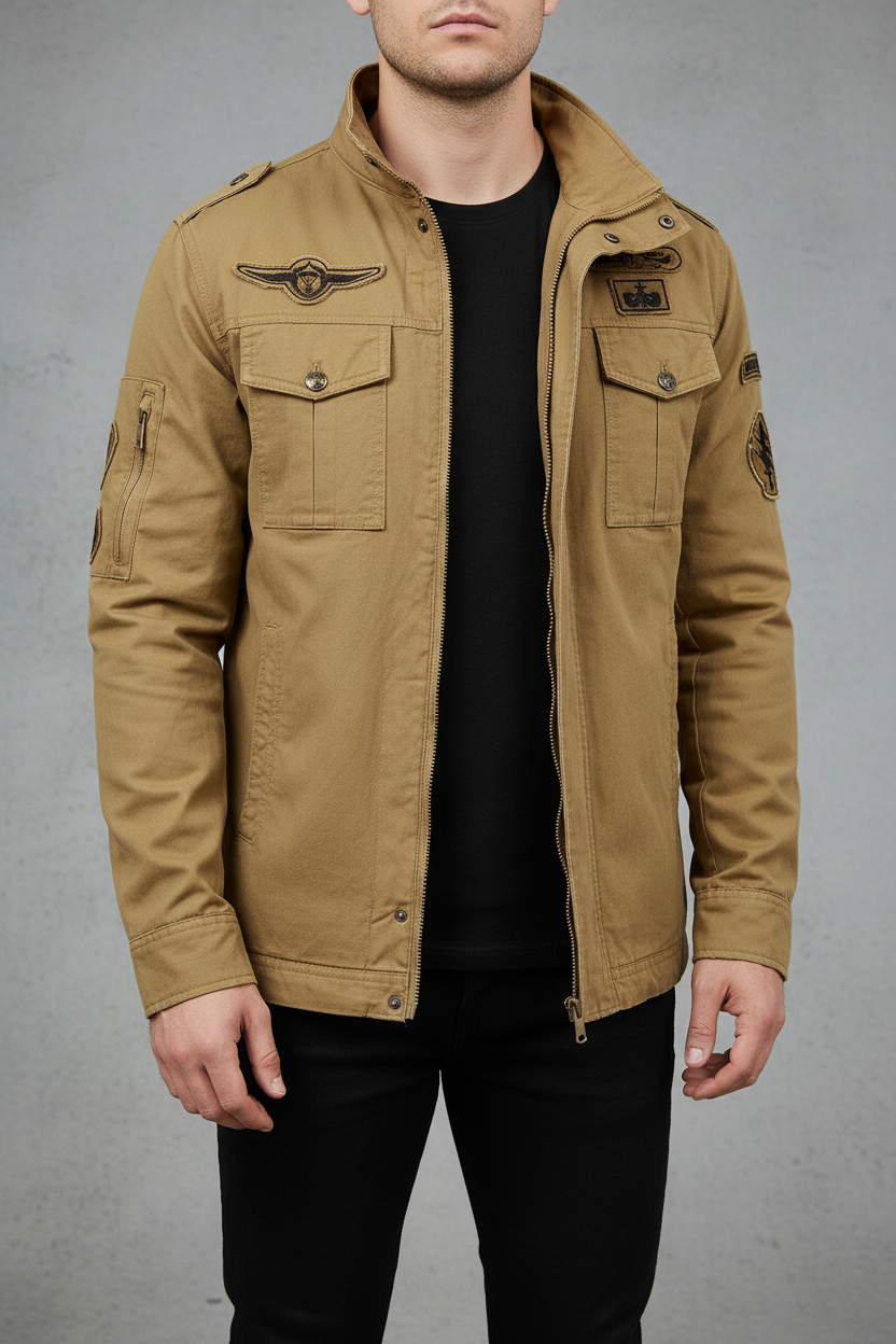 Octavio| Chaqueta Militar Impermeable
