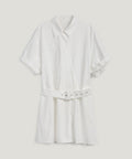 [TWEE] Lovin Roll-Up Shirt Dress (Belt Set)