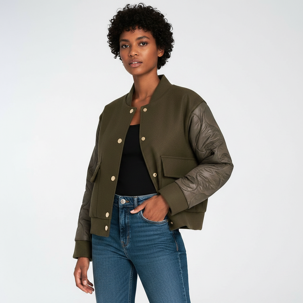 Aether| Chaqueta Bomber Moderna