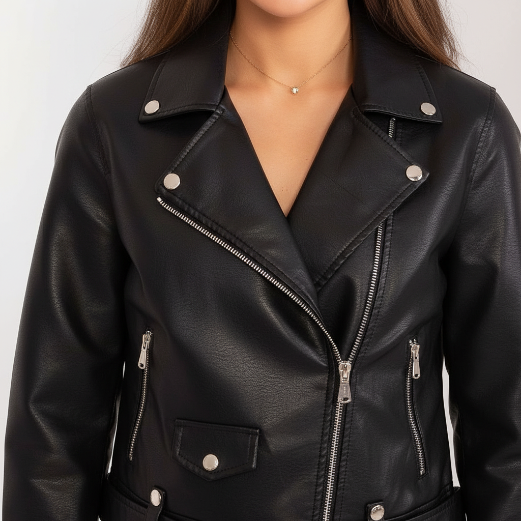 Tane| Chaqueta Cuero Ajustada