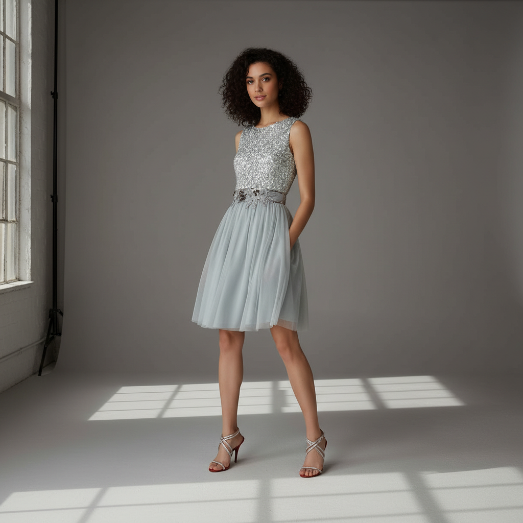 Cassia| Vestido tul corto