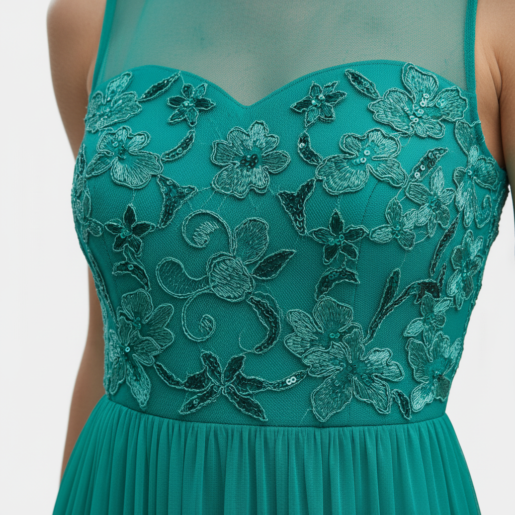Rhiannon| Vestido fluido verde