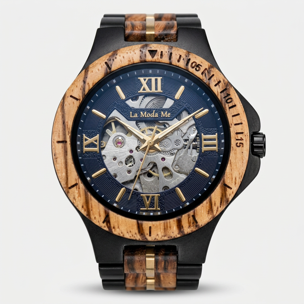 Reloj Notterdam Automático de Madera Zebra