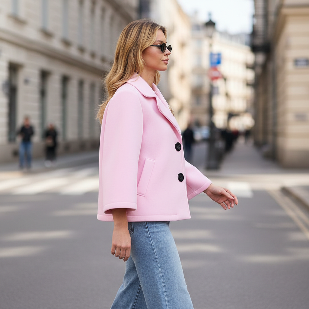 Jett| Chaqueta Rosa Casual