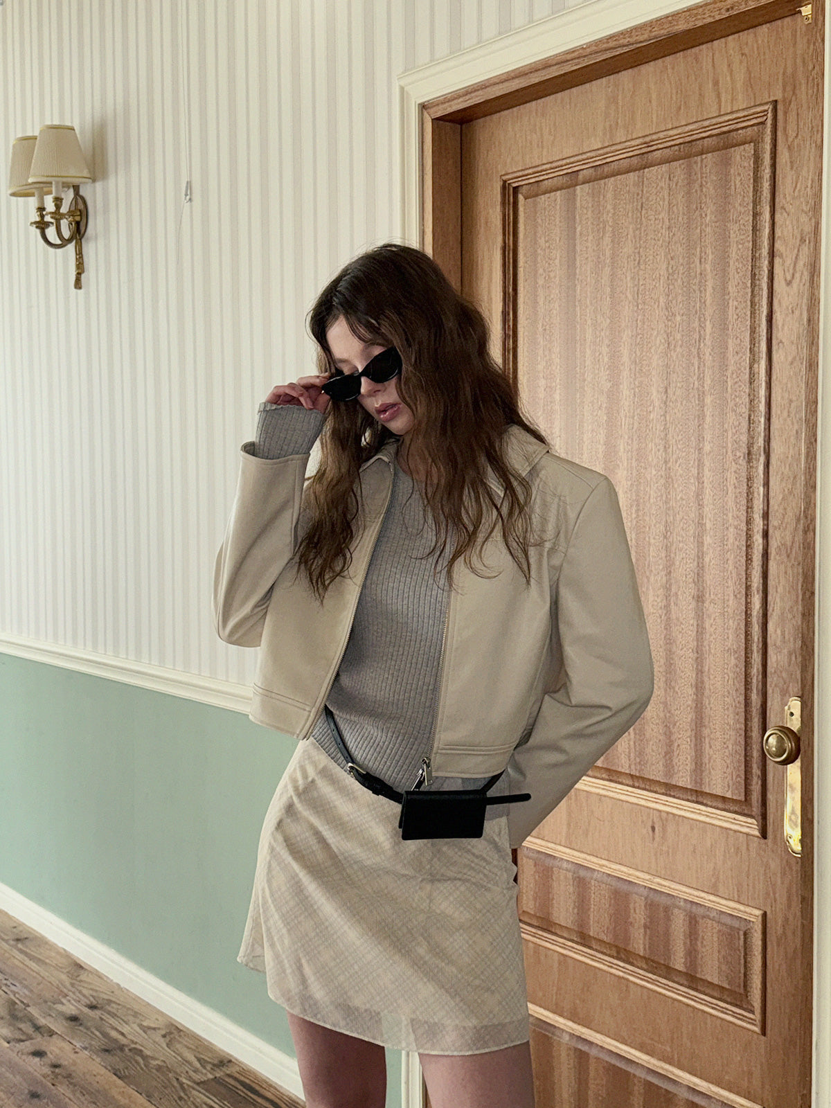 [TWEE] Marlon Asymmetrical Slit Button Long Sleeve Knit-4