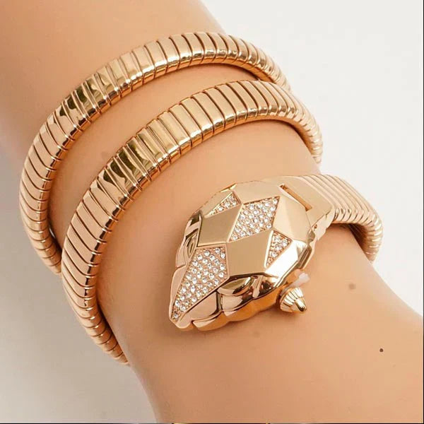 Reloj de Mujer Just Cavalli Oro Rosa Asimétrico