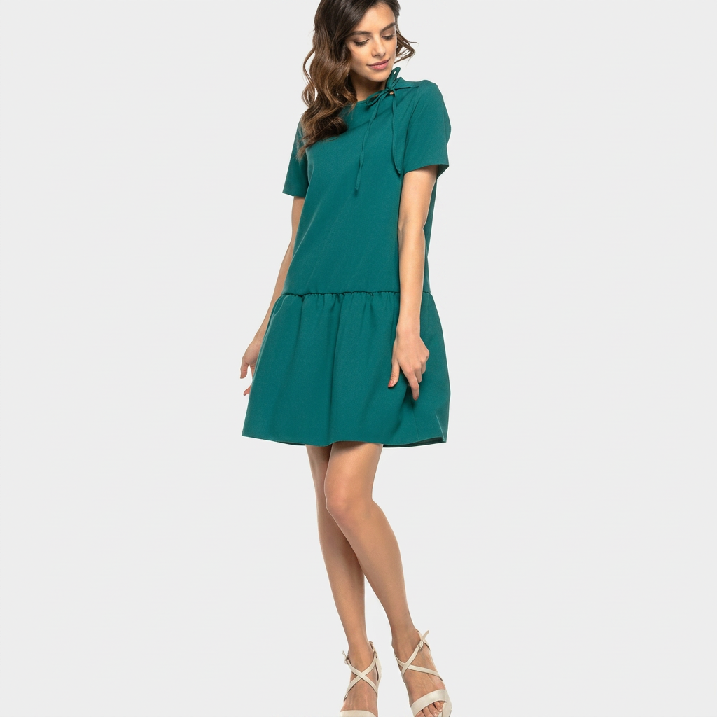 Vestido Casual con Detalle Lazo – Estilo Único