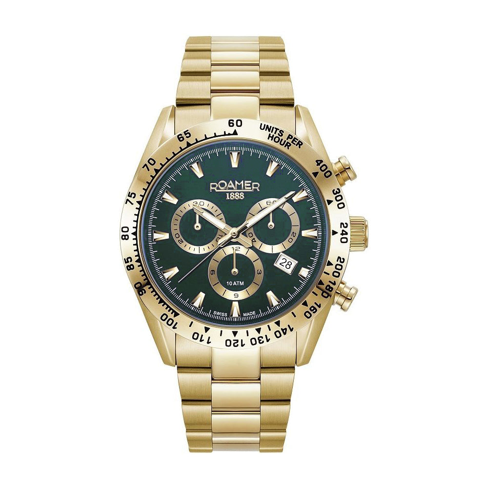 Roamer Monza 100 850837487520 Herrenuhr Chronograph-0