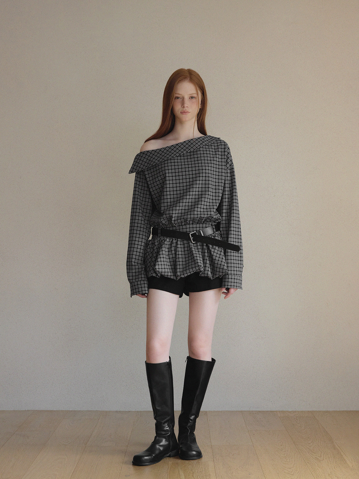 Xara| Blusa Asimetrica Cuadros