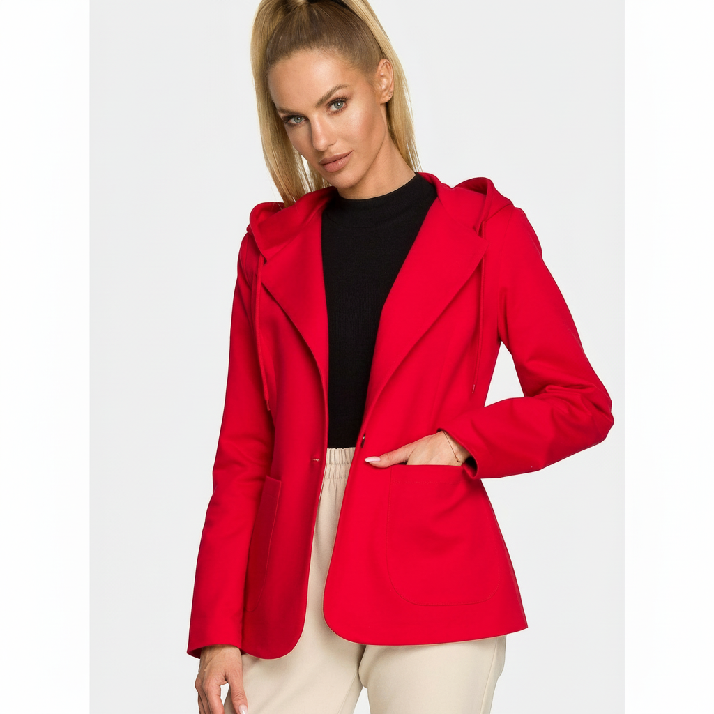 Chaqueta Deportiva con Capucha Moor para Icara Beaumont - Jackets, Vests for Women - vista 3 (red / s)