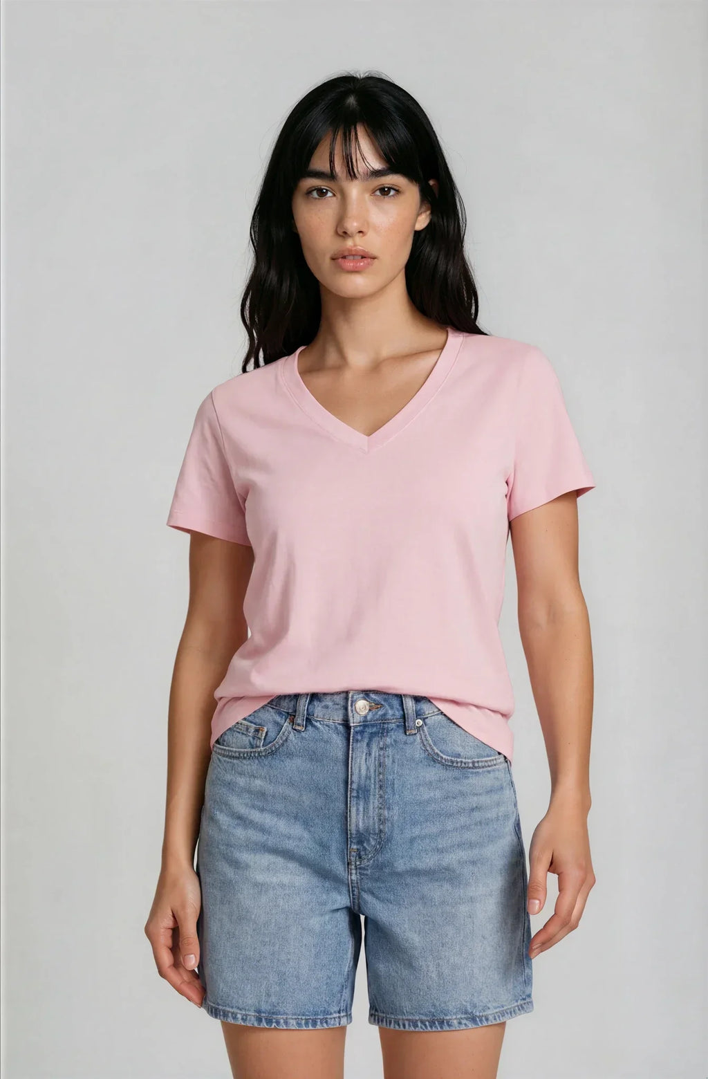 Camiseta Orgánica Cuello Pico - 006-0