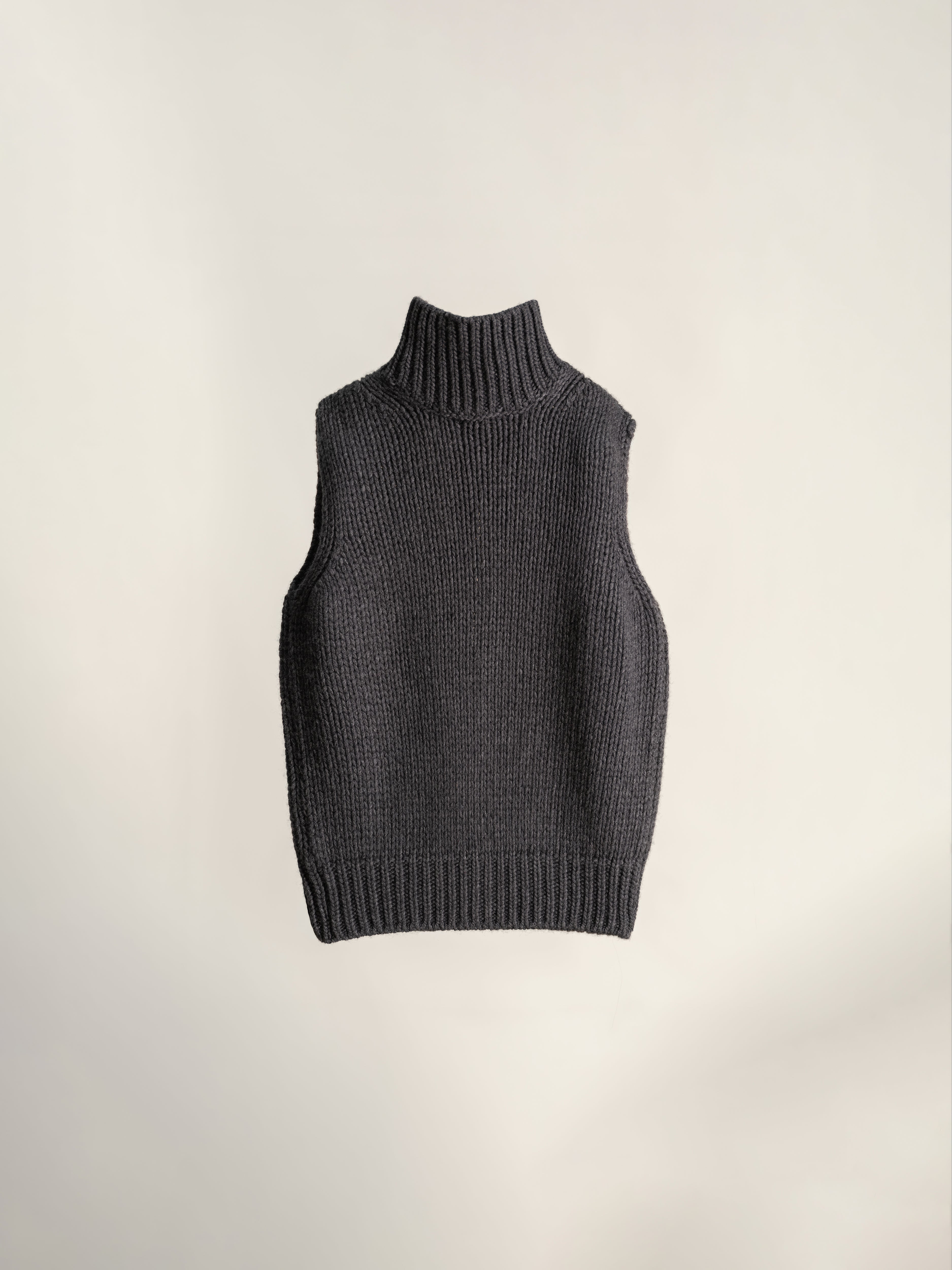 Top Sin Mangas Mezcla de Cashmere