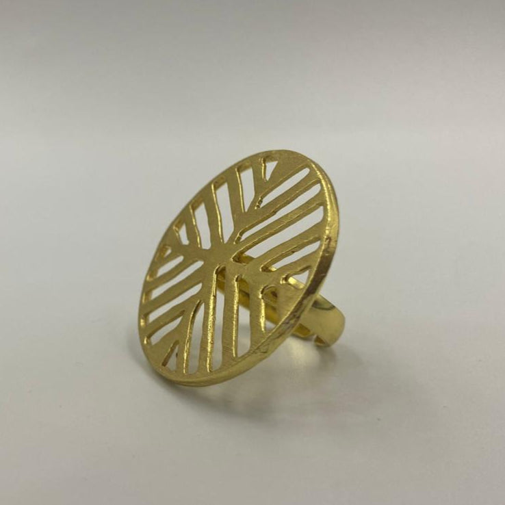 Anillo POEPOE bañados en oro - Diseño con carácter-1