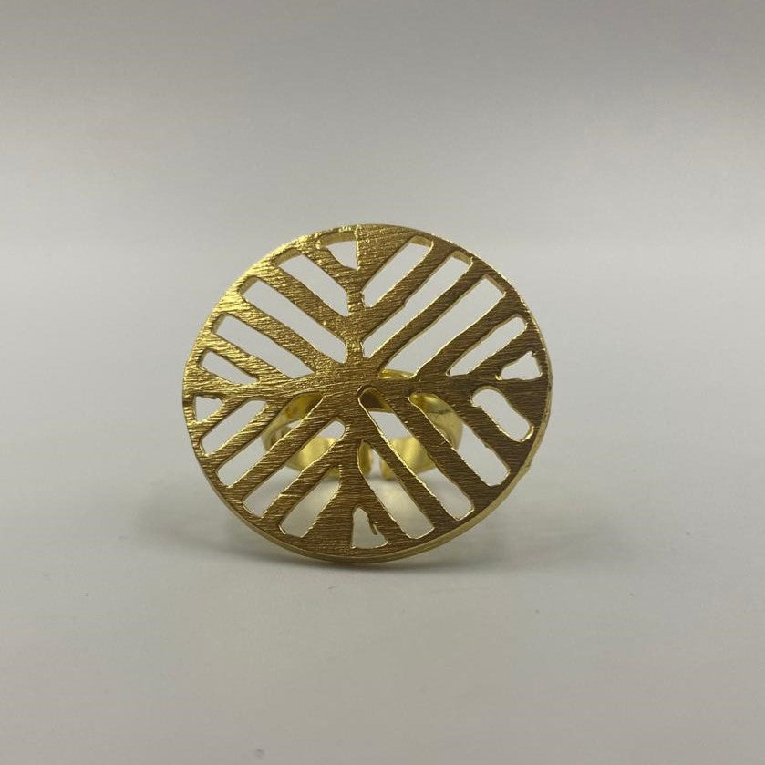 Anillo POEPOE bañados en oro - Diseño con carácter-2