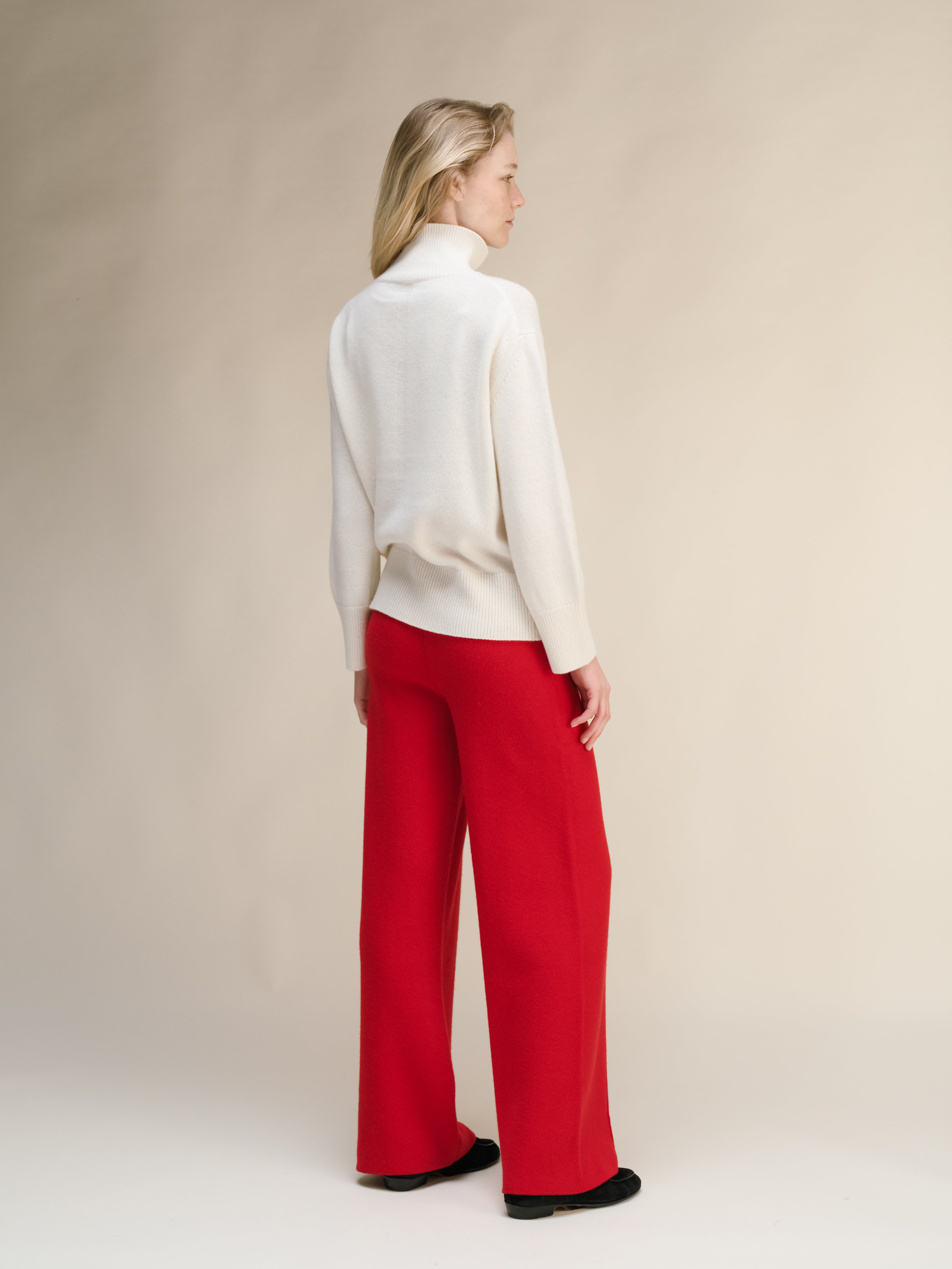 Suéter de Cuello Alto Mezcla Cashmere