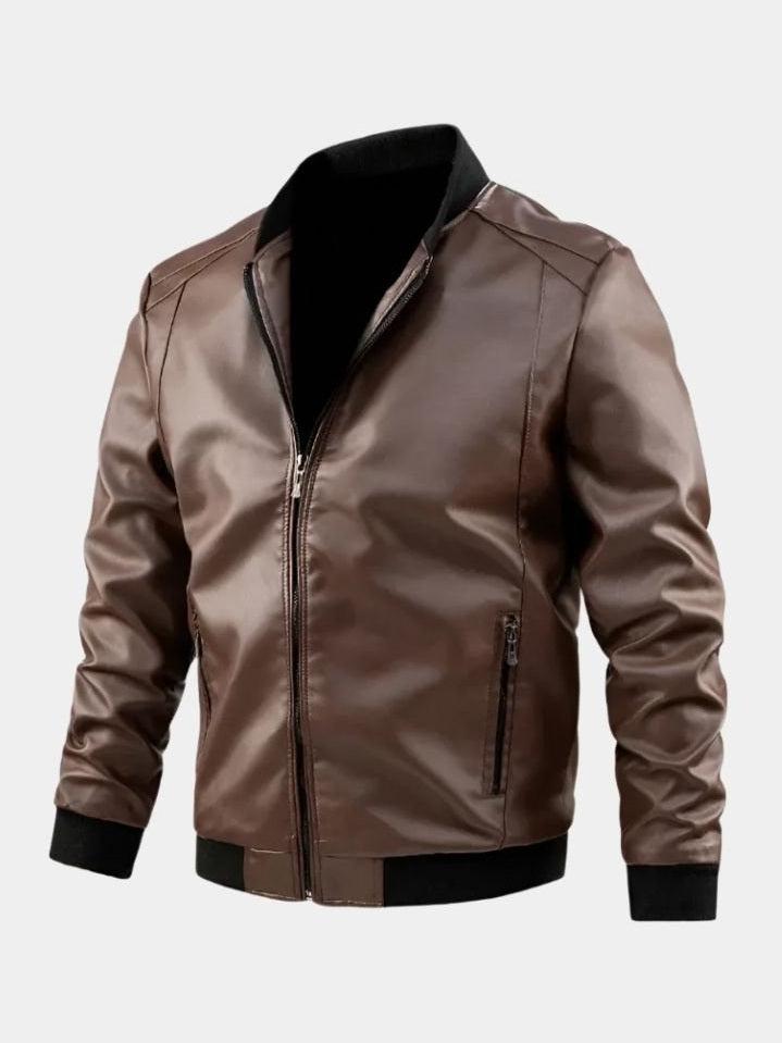 Galen| Chaqueta Cuero Casual
