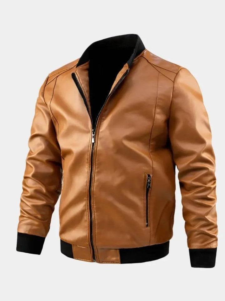 Galen| Chaqueta Cuero Casual