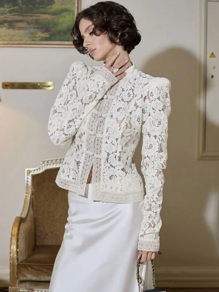 Cassia| Camiseta Encaje Delicado
