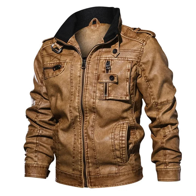 Lazaro| Chaqueta Cuero Casual