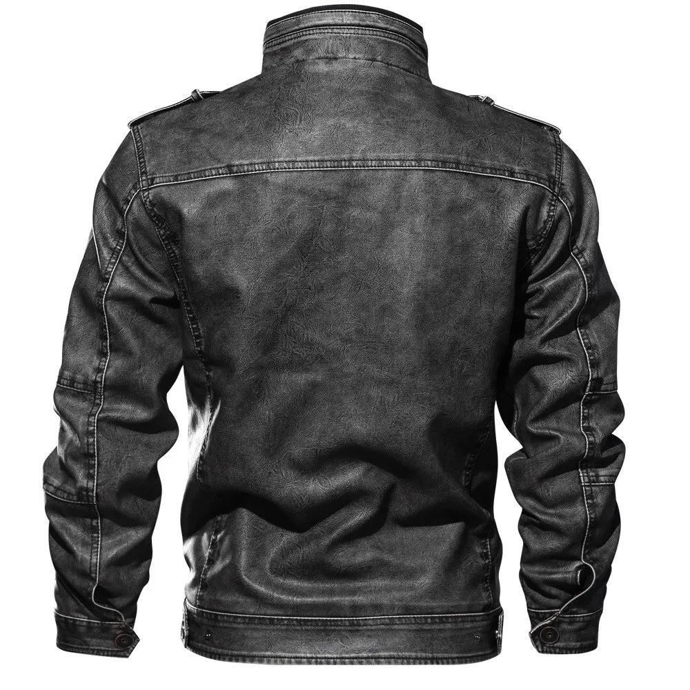 Lazaro| Chaqueta Cuero Casual