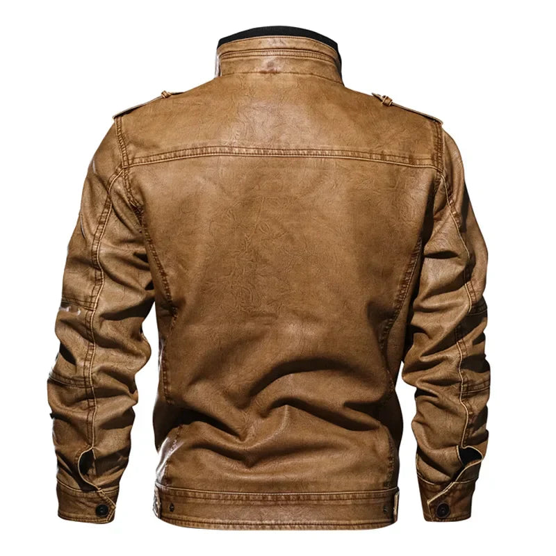 Lazaro| Chaqueta Cuero Casual