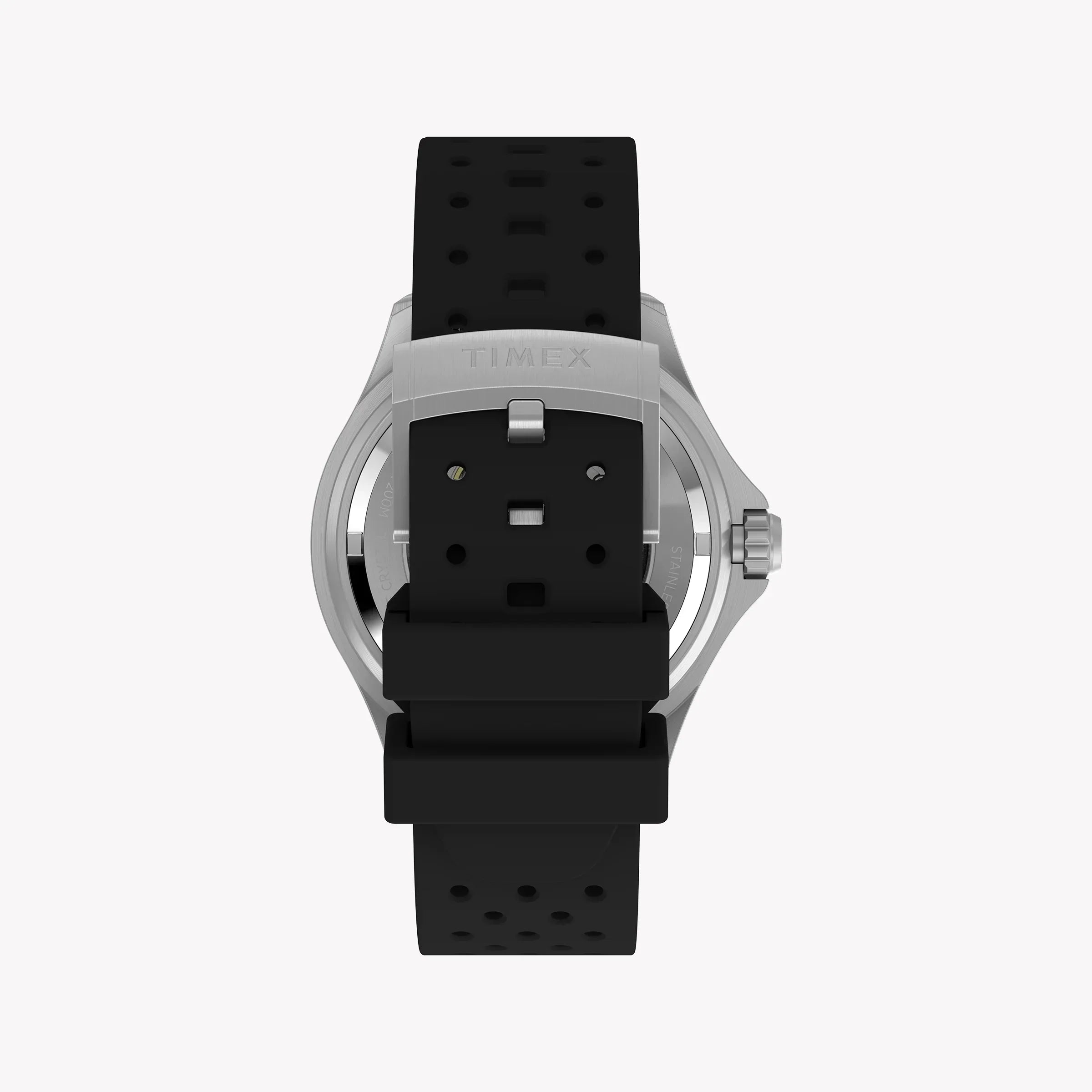 Deep Water Meridian 200 SST Black Dial Black Strap Watch | TW2Y40000-2