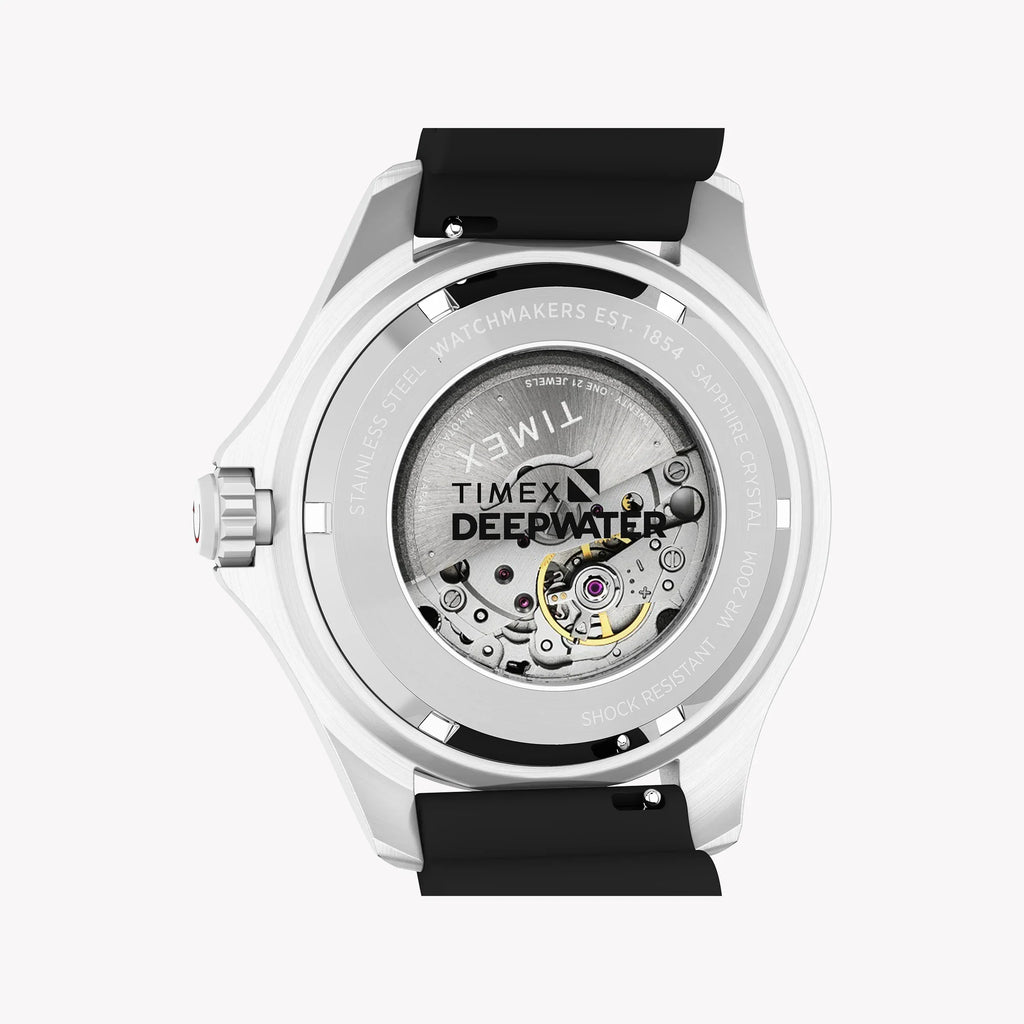 Deep Water Meridian 200 SST Black Dial Black Strap Watch | TW2Y40000-3