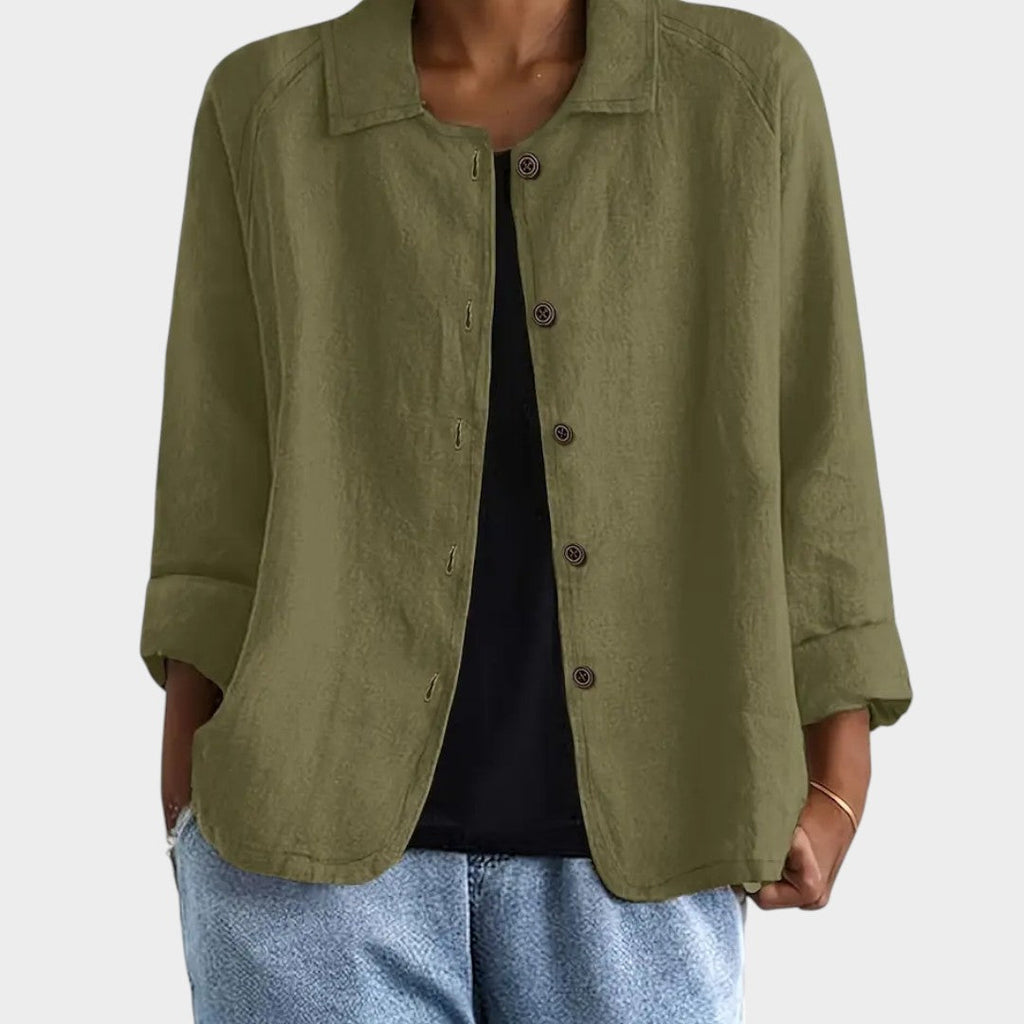 Romilly| Blusa Lino Casual