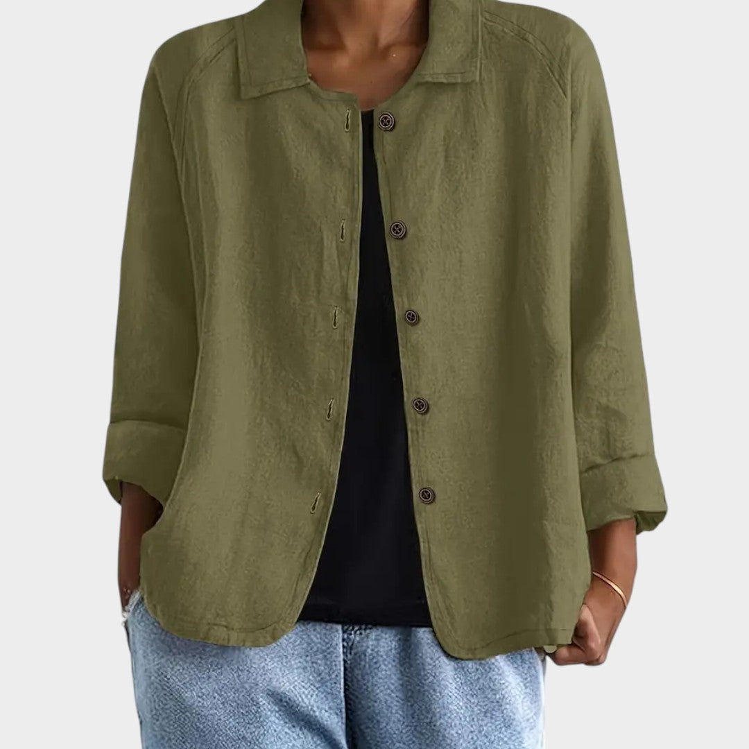 Romilly| Blusa Lino Casual
