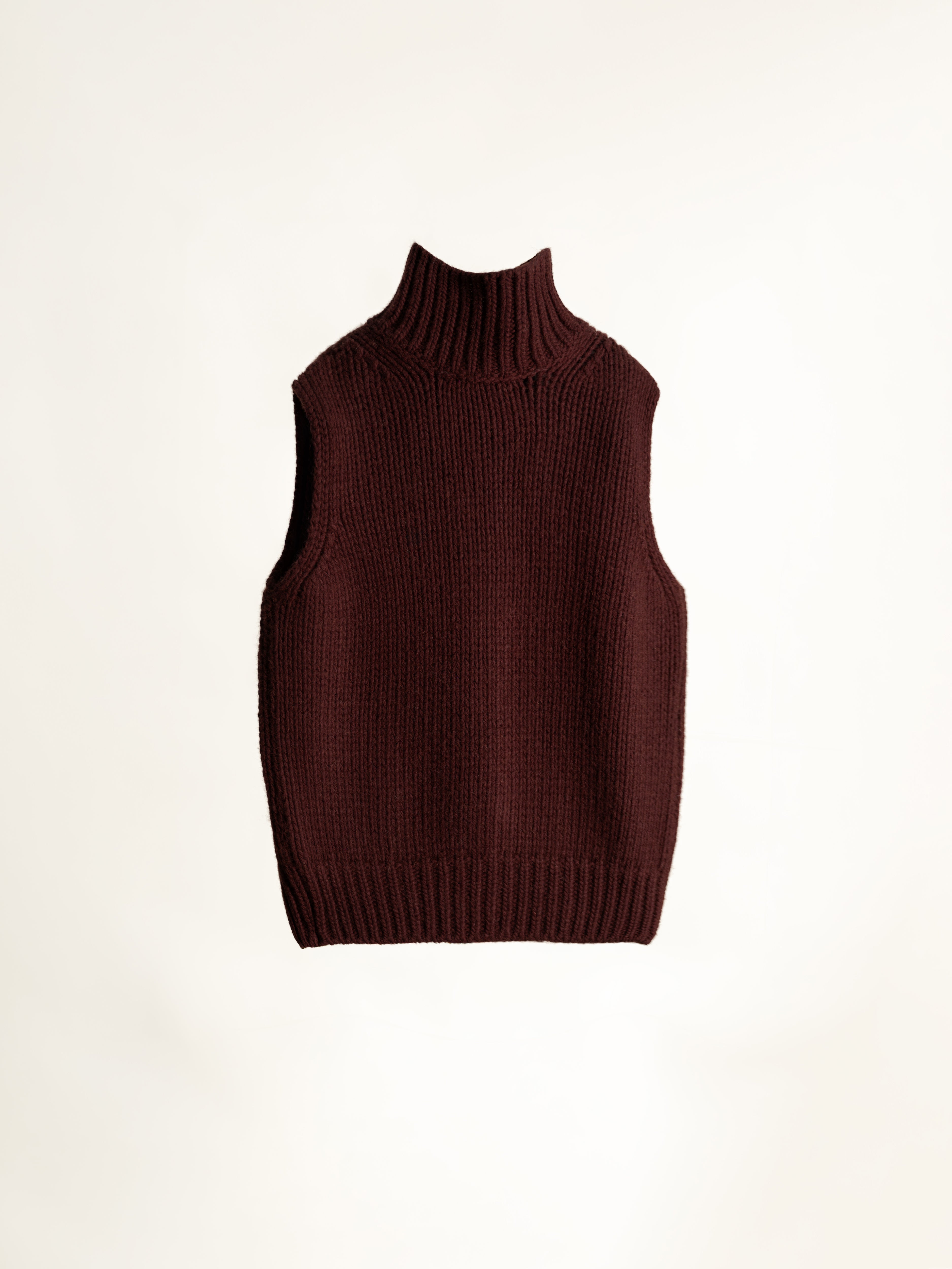 Top Sin Mangas Mezcla de Cashmere