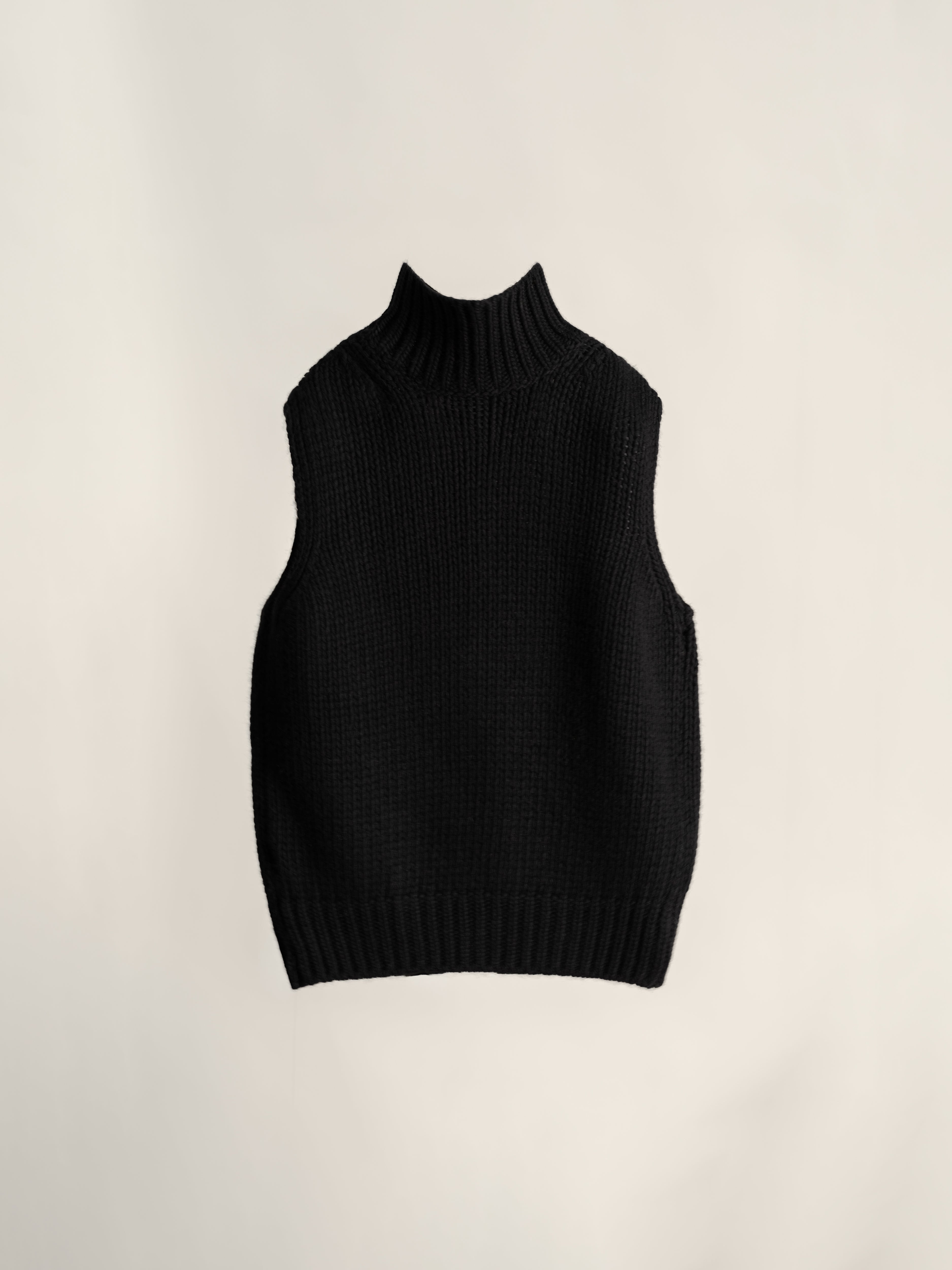 Top Sin Mangas Mezcla de Cashmere