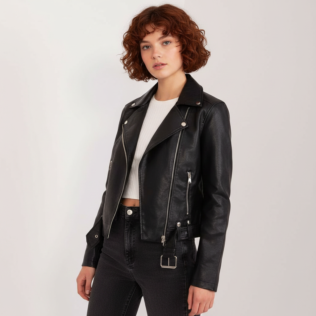 Tane| Chaqueta Cuero Ajustada