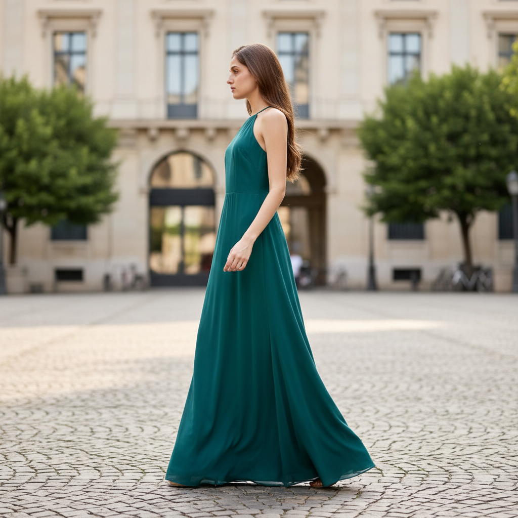 Naila| Vestido Lino Fluido