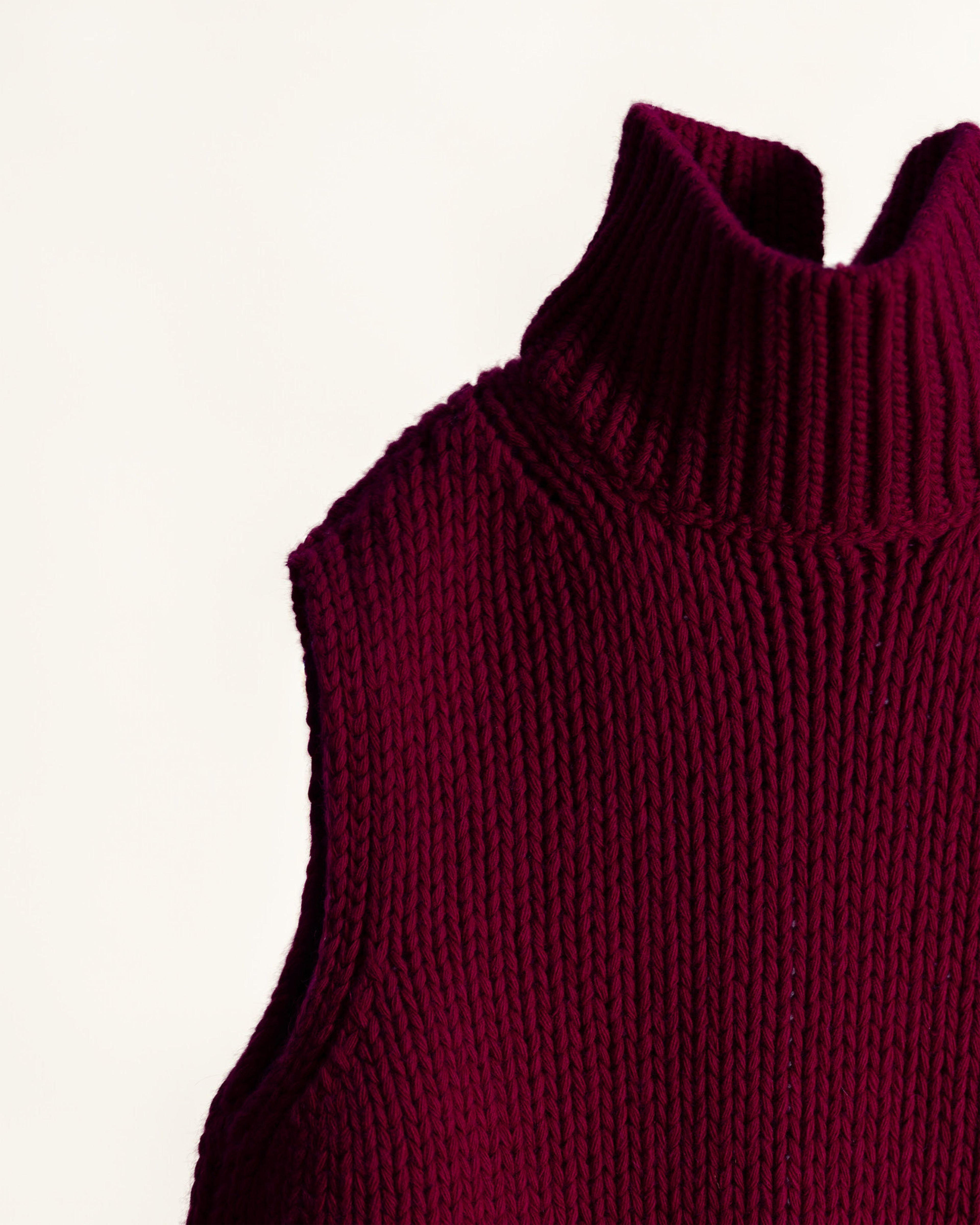 Top Sin Mangas Mezcla de Cashmere