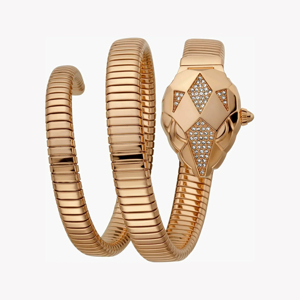 Reloj de Mujer Just Cavalli Oro Rosa Asimétrico