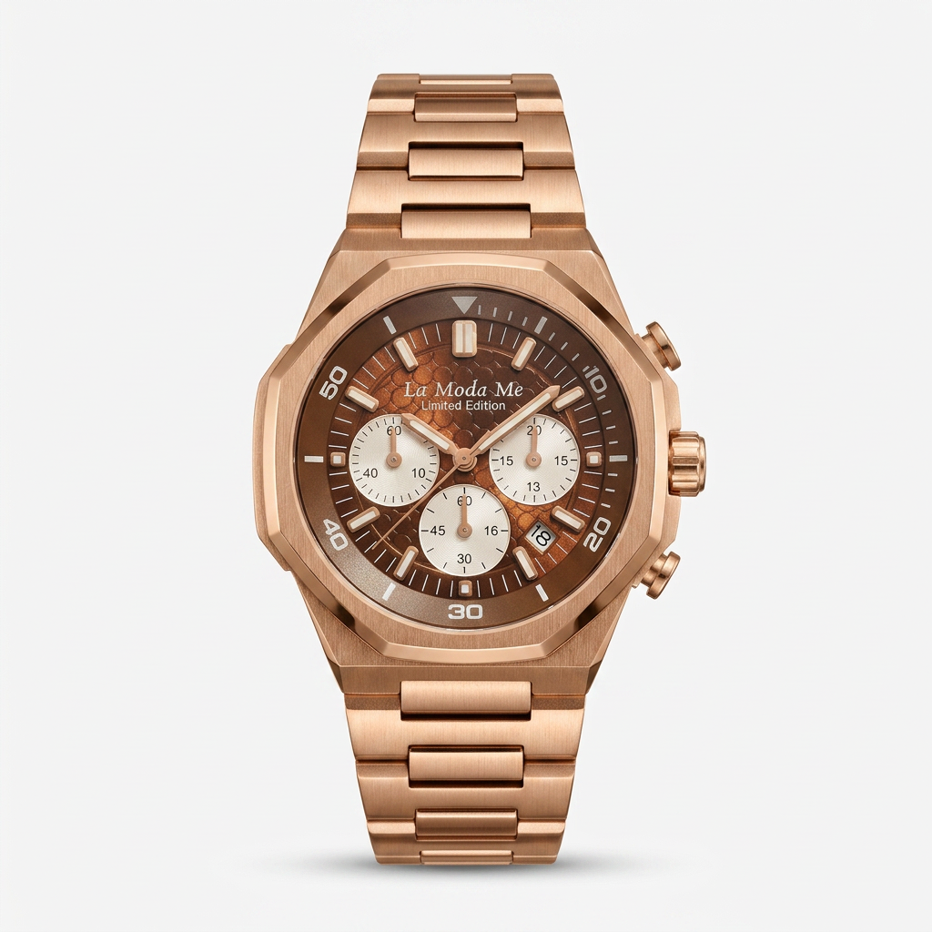 Reloj Maroon Crimson Horizon - Reloj de Lujo Premium