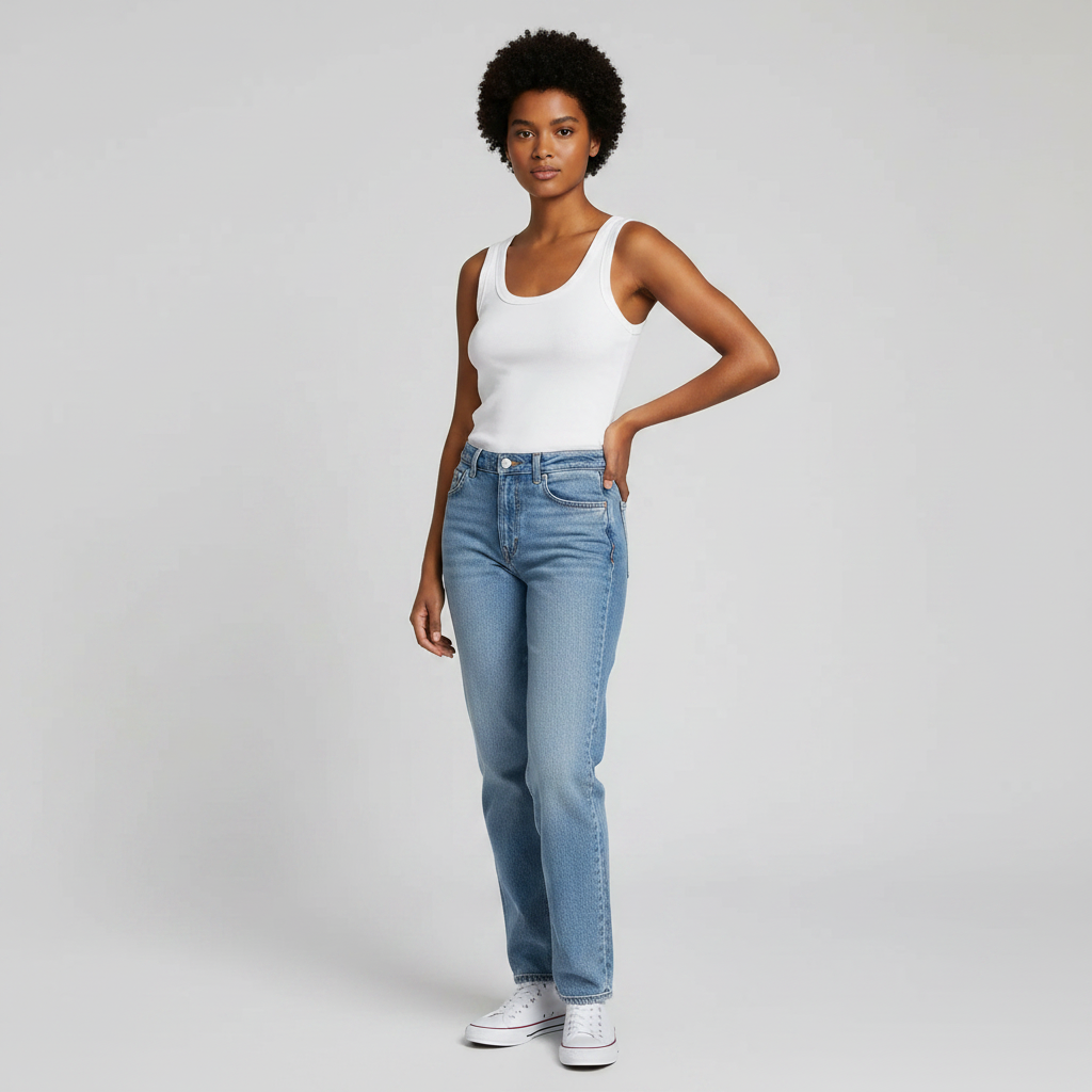 Riv| Camiseta Algodón Ajustada